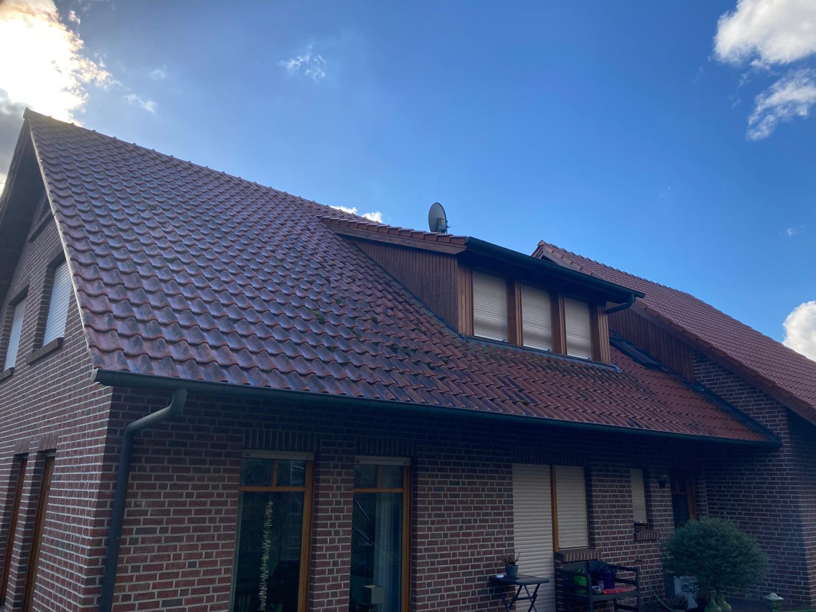 Dach vor der Impr&auml;gnierung